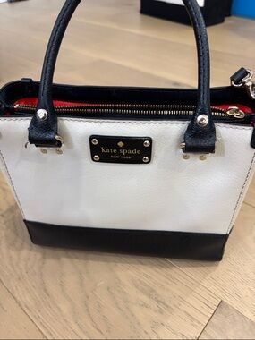 Kate Spade Black and White Handbag